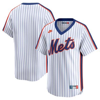 Baseballtrikot NIKE "Nike Trikot New York Mets Nike MLB Limited Cooperstown", Herren, Gr. S, weiß, 100% Polyester, Trikots Baseballtrikot