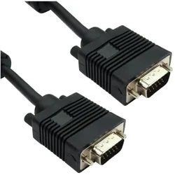 Cables Direct CDL 40m SVGA Male - Male Cable (40 m), Videokabel, Schwarz