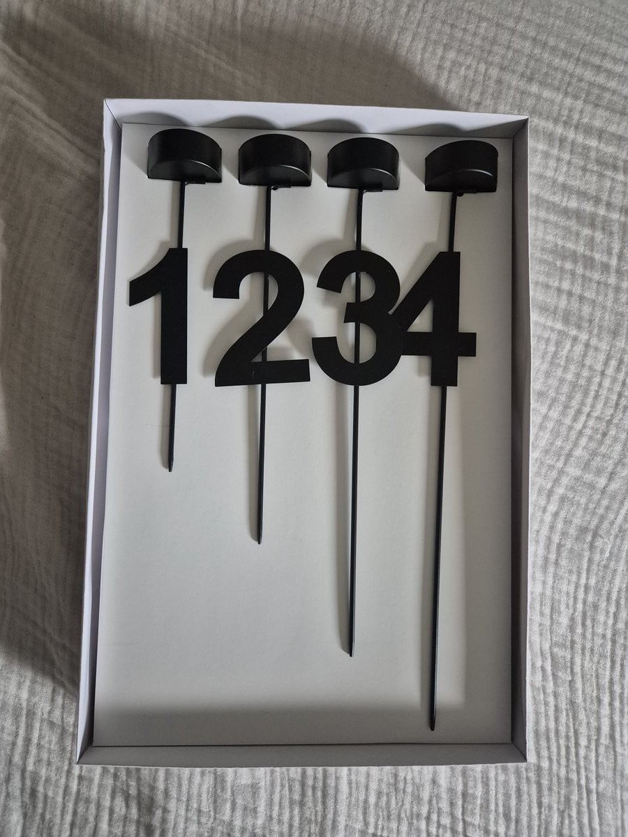 POSIWIO GMBH Adventkaarsenhouder voor tealights, 4 stuks