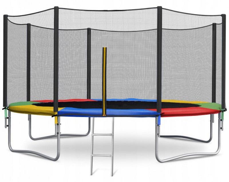 Trampoline - Hüpfkissen - Gartentrampoline - Spielgeräte - Durchmesser: 404 cm - Mit Sicherheitsnetz
