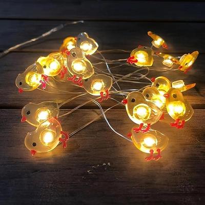 3m-30leds Osterei Hase Kupferdraht Lichterkette AAA Batteriekasten Netzteil Indoor Party Abendessen festliche Atmosphäre Dekoration Lichterkette
