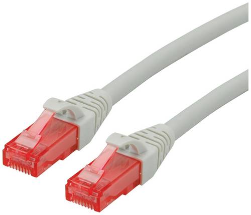 Roline 21.15.2940 RJ45 Patchkabel CAT 6 U/UTP 0.30m Grau