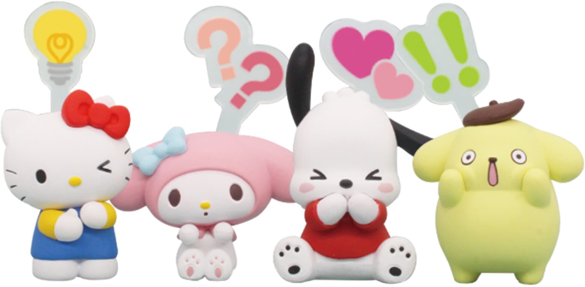 Hello Kitty & Friends Twinchees Pikon Mind 5cm Figure by Tomy – Mystery Pack (1 Selected at Random)