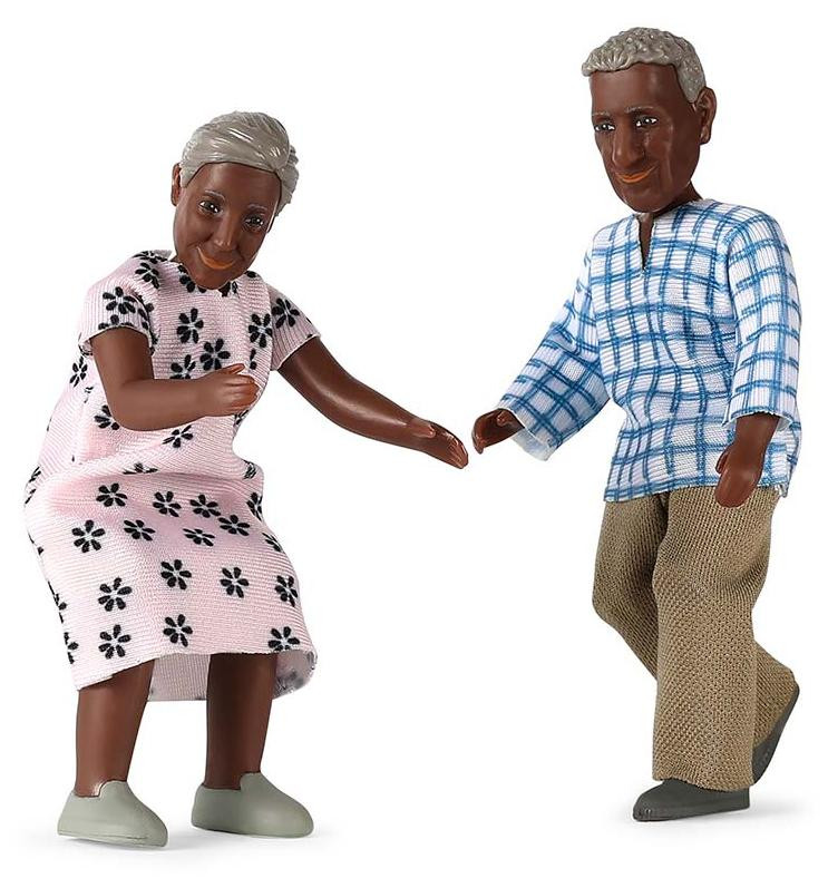 Lundby Poppenhuisfiguren Grootouders Billie Poppenhuis speelset