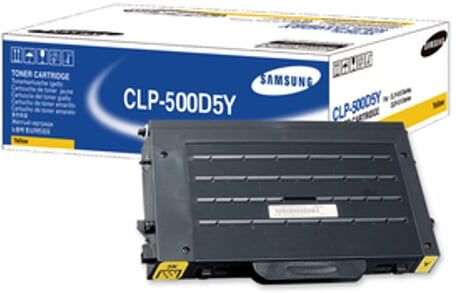 CLP-500 / CLP-550 toner (Samsung CLP-500D5Y) amarillo