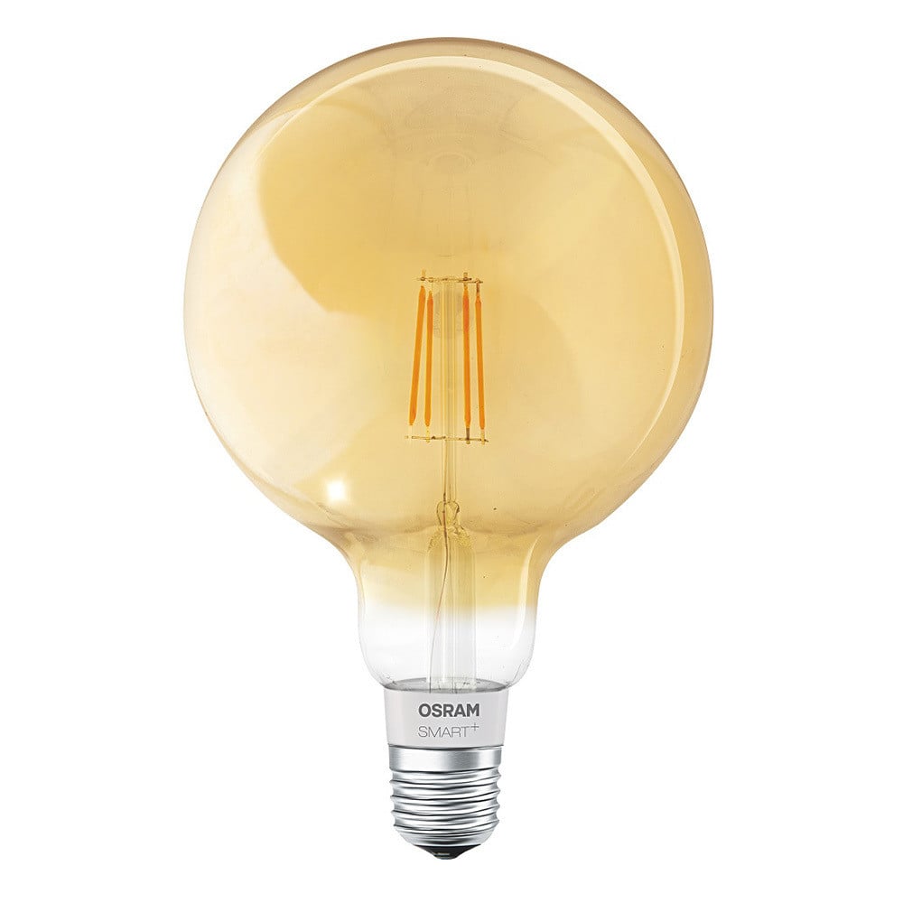 Osram Smart + Filament Globe slimme LED-lamp, Bluetooth, E27, warm wit, 2500 K