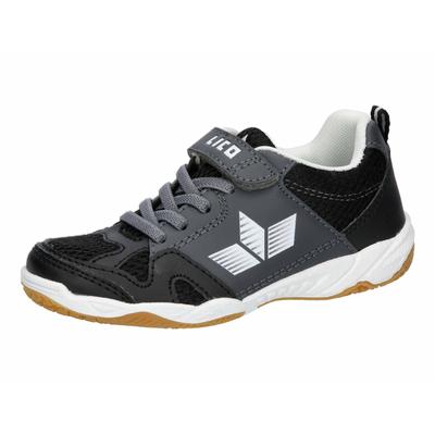 Hallenschuh LICO "Sportschuh Sport VS", Mädchen, Gr. 32, schwarz, Synthetik, Schuhe Hallenschuh