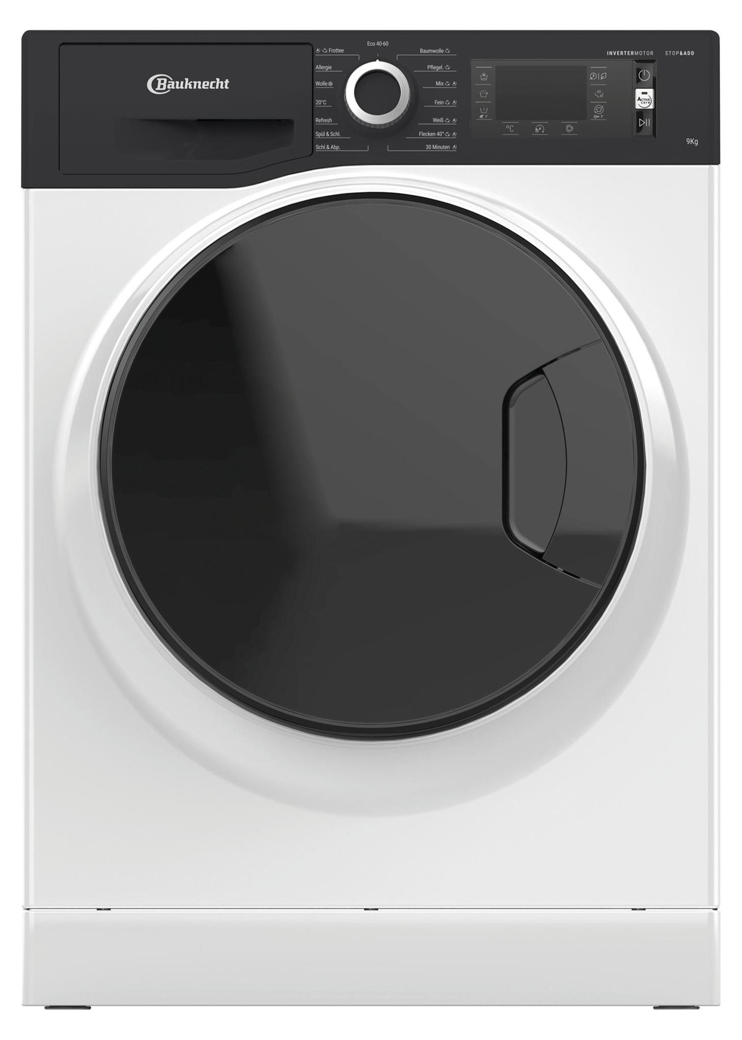 Bauknecht STEAM PLUS 9A2JGSP Waschmaschine 9kg Weiß Active Care Color+