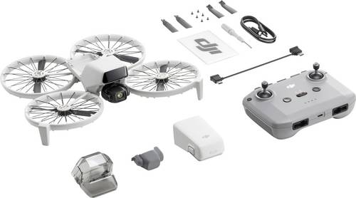 DJI Flip (DJI RC-N3) Quadrocopter 100% RtR Kameraflug Schwarz, Weiß