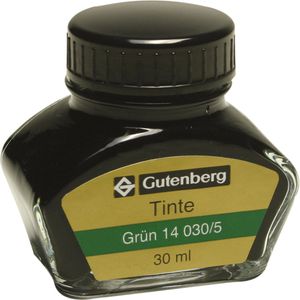 Gutenberg Tintenfass 10018, grün, 30 ml