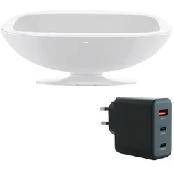 Lava Music Ladestation Space Charger 38 weiss mit Netzteil, Gitarre Zubehör, Weiss