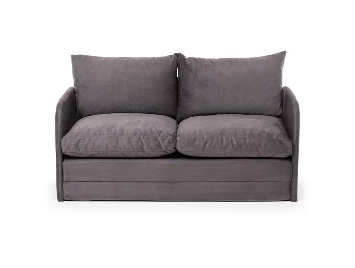 Bettsofa Saga Grau Stoff B 148 T 70 cm - Bettsofa