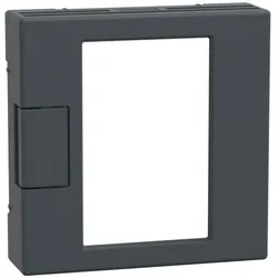 Merten MEG5775-0414 Zentralplatte für Universal Temperaturregler-Einsatz mit Touch-Display anthrazit, System M MEG57750414