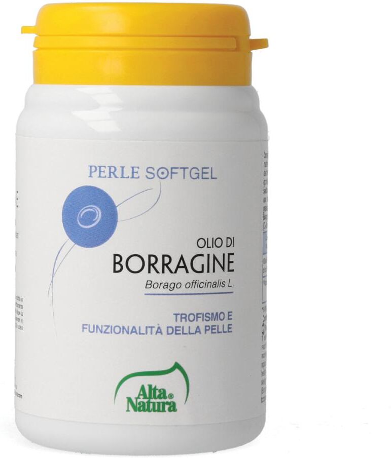 ALTA NATURA-INALME Srl Alta Natura, Olio di Borragine, 50 Perle da 700 mg