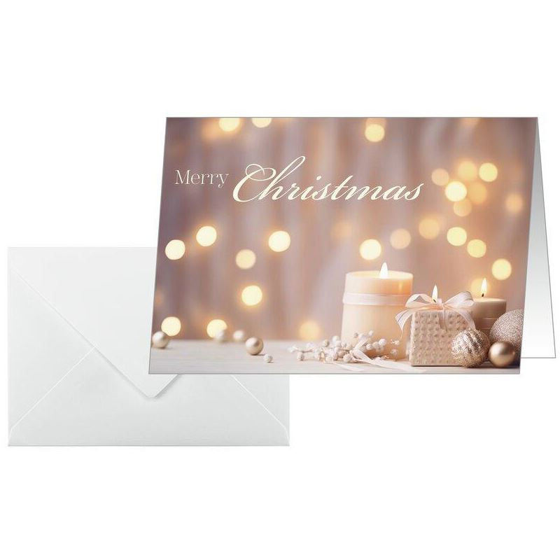 SIGEL Weihnachtskarten Golden Glow DS634 DIN A6, 25 St.