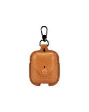 Ultron TerraTec Air Box Tasche für Kopfhöhrer Leder Polycarbonat braun Apple AirPods (306852)