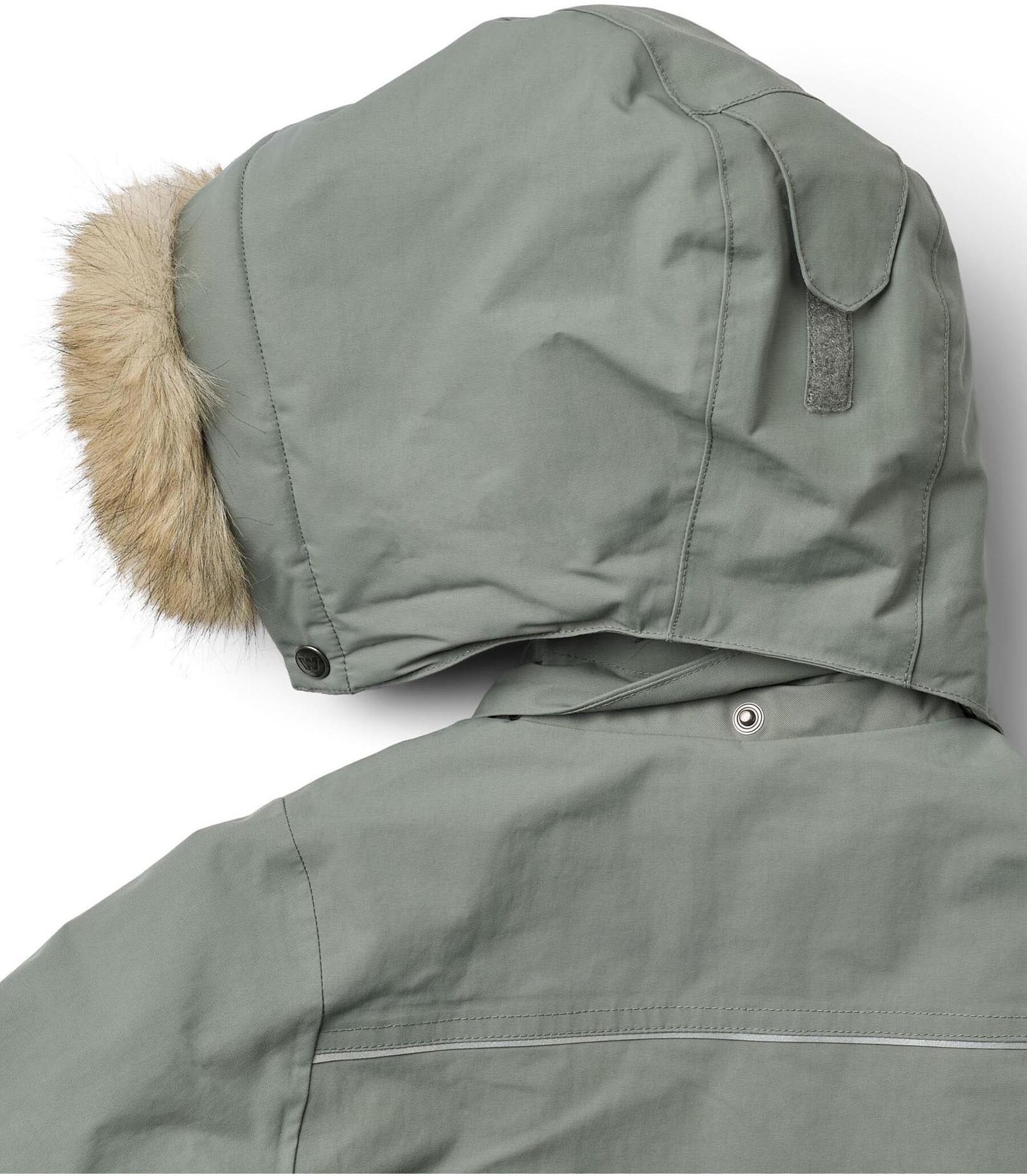 Winterjacke WHEAT "WHEAT Jacket Kasper", Jungen, Gr. 98, grau (thunder sky), 100% Nylon, unifarben, normal, ohne Ausschnitt, Jacken Winterjacke, winddicht