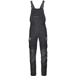 Latzhose "3031" - 44 - schwarz/grau