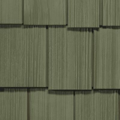 CertainTeed Cedar Impressions Double 9 Inch Staggered Rough Split Shakes Siding (1/2 Square) Spruce