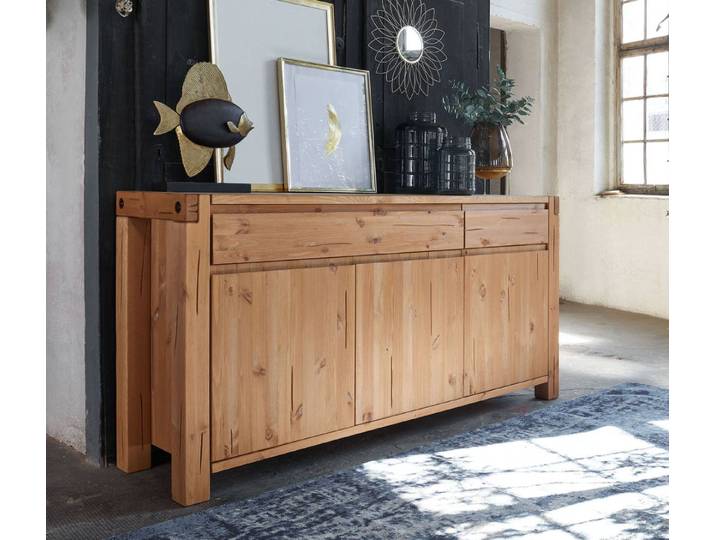 Sideboard Barney 3 - türig aus massiver Kiefer – 3%-Vorkasse-Rabatt