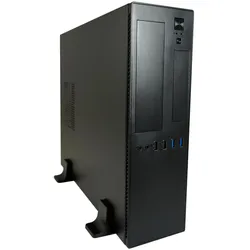 LC-Power Geh?use Micro-ATX 1406MB-TFX black USB3.2/Audio,o.Netzteil (mATX, Mini-ITX), PC Gehäuse, Schwarz