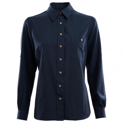 Aclima - Women's Meander Tie Front Shirt - Bluse Gr L blau