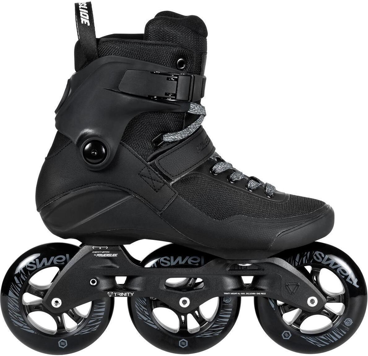 Powerslide Swell Triple Black 110 Inline-Skate Inliner Skate Fitness-Skate 43