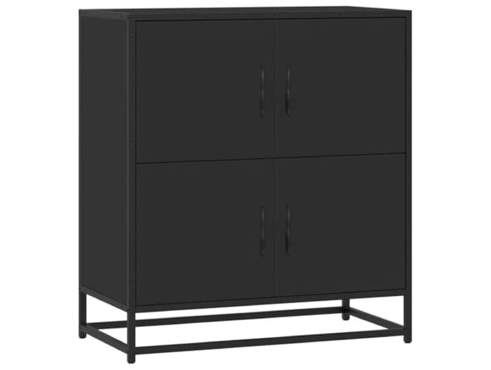 vidaXL Sideboard Schwarz 68x35x76 cm Holzwerkstoff