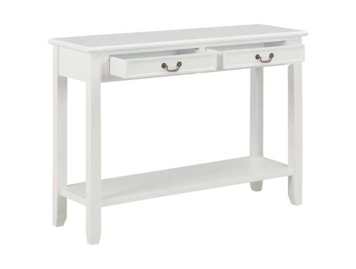 JILL'S - Console Meuble - charge 20 kg - Table console - VIDAXL - Blanc 110x35x80cm - Bois OCT3642205