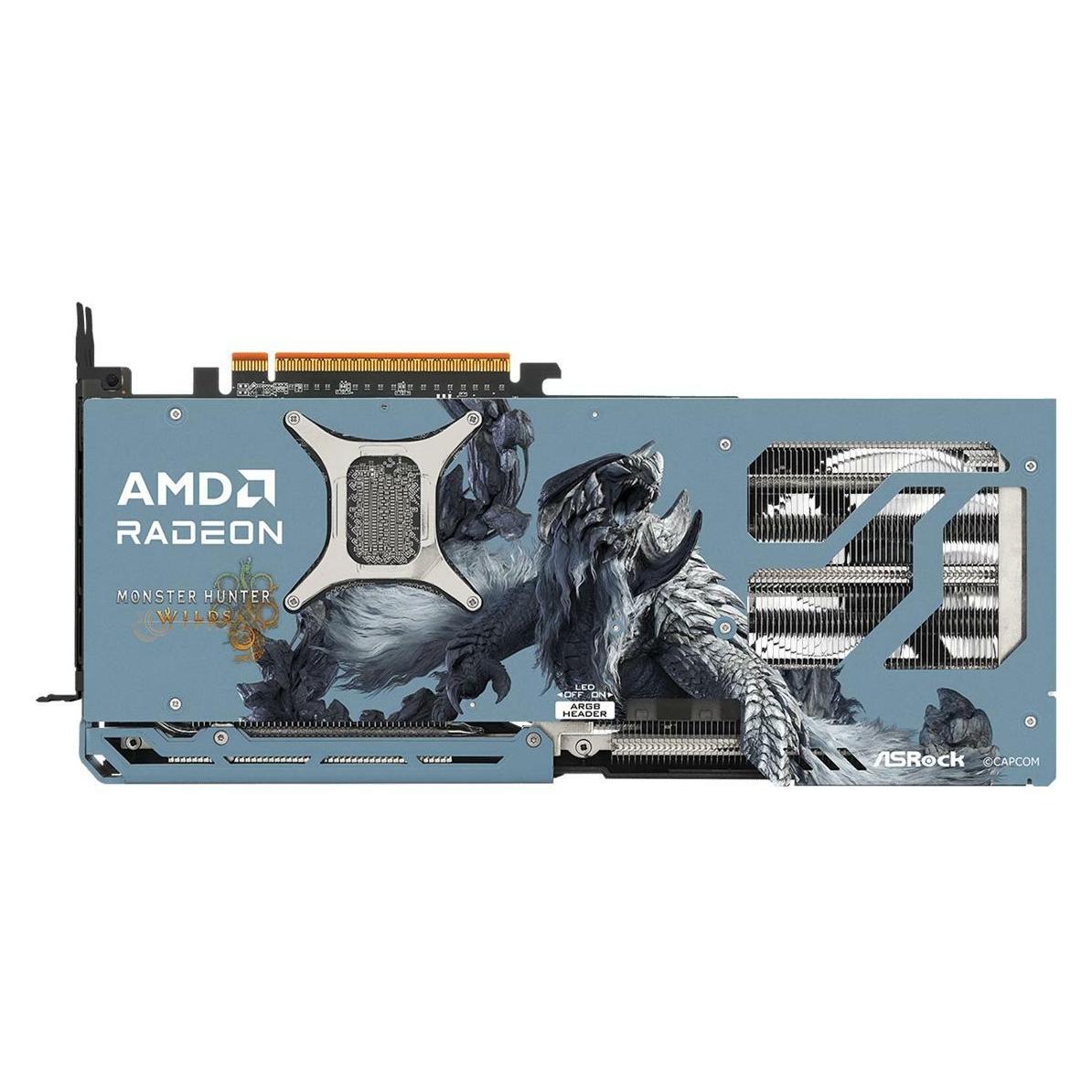 AsRock Radeon RX 9070 XT Monster Hunter Wilds Edition (16 GB, GDDR6) (90-GA6FZZ-00UANZ)