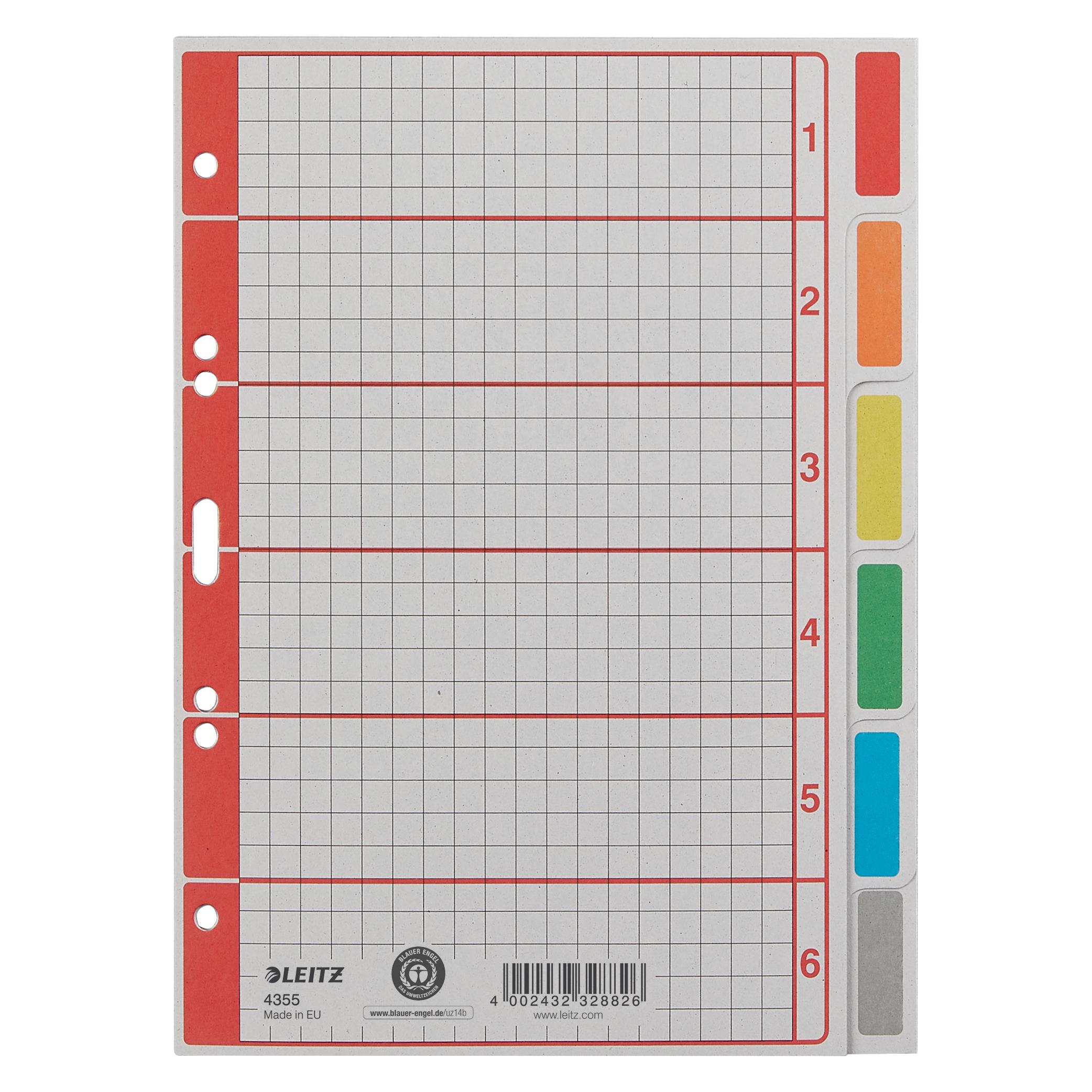 Leitz Register Karton (4355-00-85)