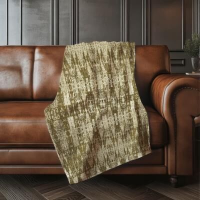 Addison Rugs Premium Machine Washable Modern Moroccan Sherpa Throw Blanket