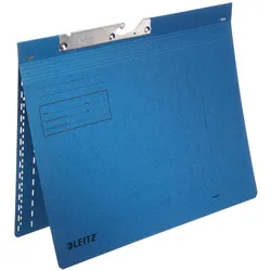 Leitz, Mappe, Pendelhefter 250g blau kaufmännische Heftung Karton 50 Hefter (A4, 1x)