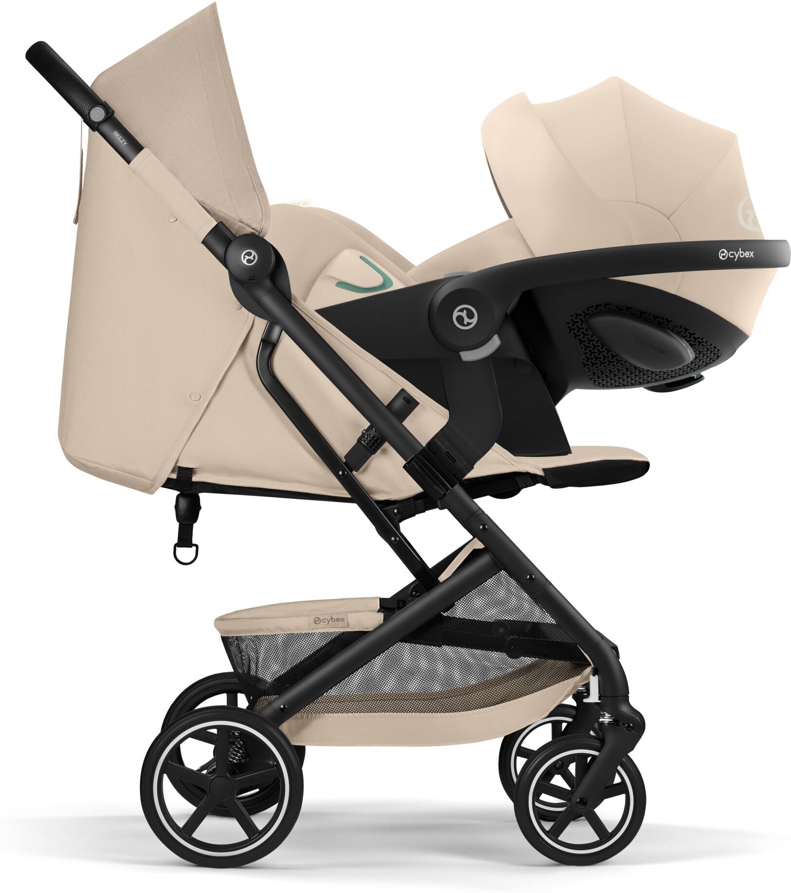 Kinder-Buggy CYBEX "Cybex Gold, Beezy", Baby, beige (almond beige), Kinderwagen Kinder-Buggy