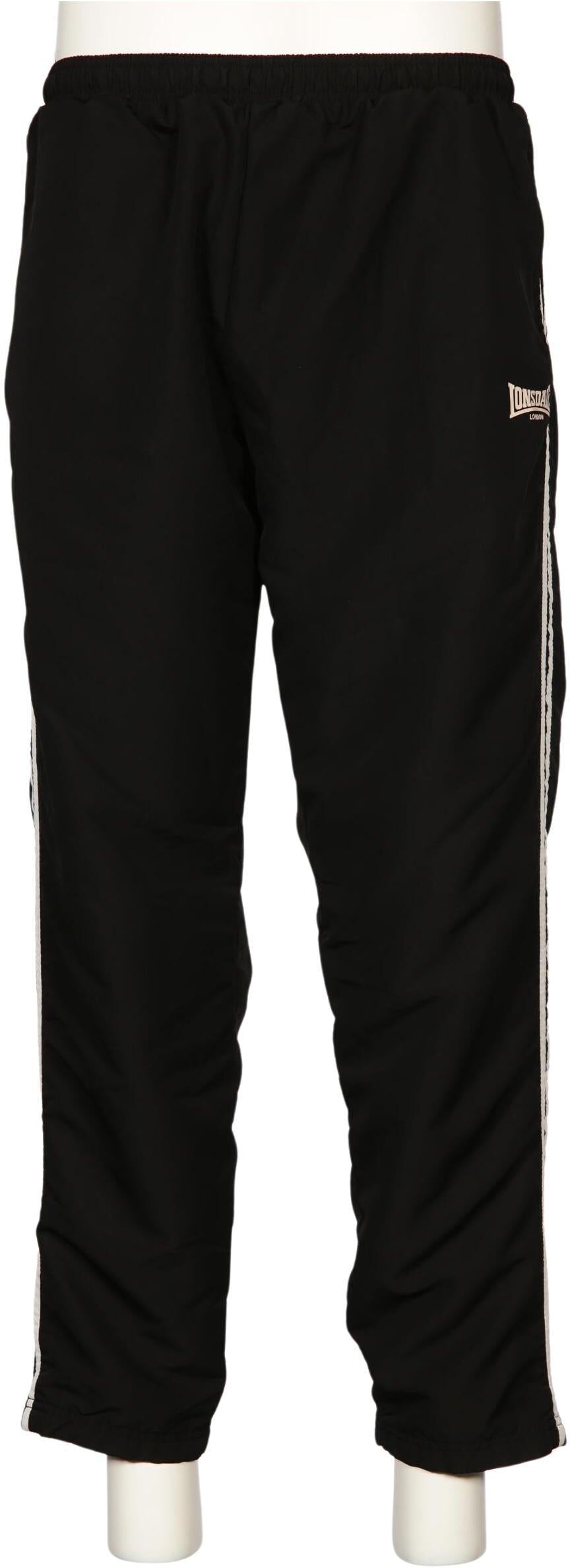 Lonsdale London Herren Stoffhose, Schwarz, Gr. L, Synthetik - Second Hand