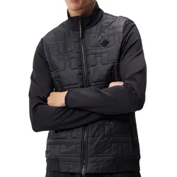 J.Lindeberg Golf Quilted Hybrid Jacke Herren schwarz