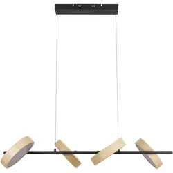 Näve LED / CCT Pendelleuchte "TESSA" L: 110cm almond
