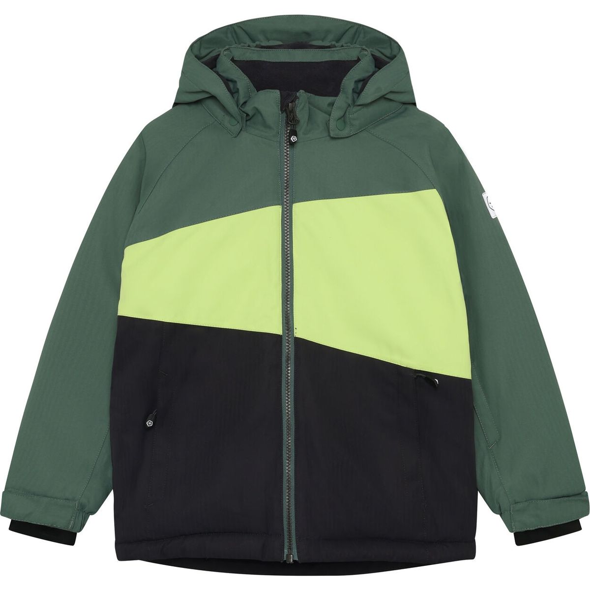 Color Kids Ski Jacket Colorblock 742783 dark forest (9651) 164 742783-9651-164