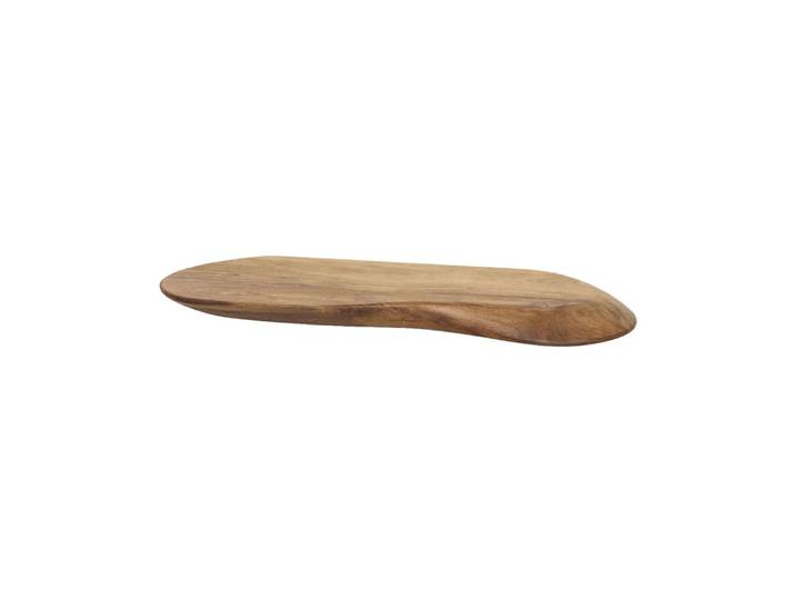 Lot de 3 étagères murales 60, 90 et 120 cm en bois d'acacia - aiki