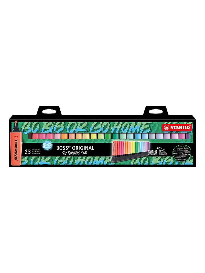 Textmarker "STABILO BOSS Pastell" - 23 Stück - onesize