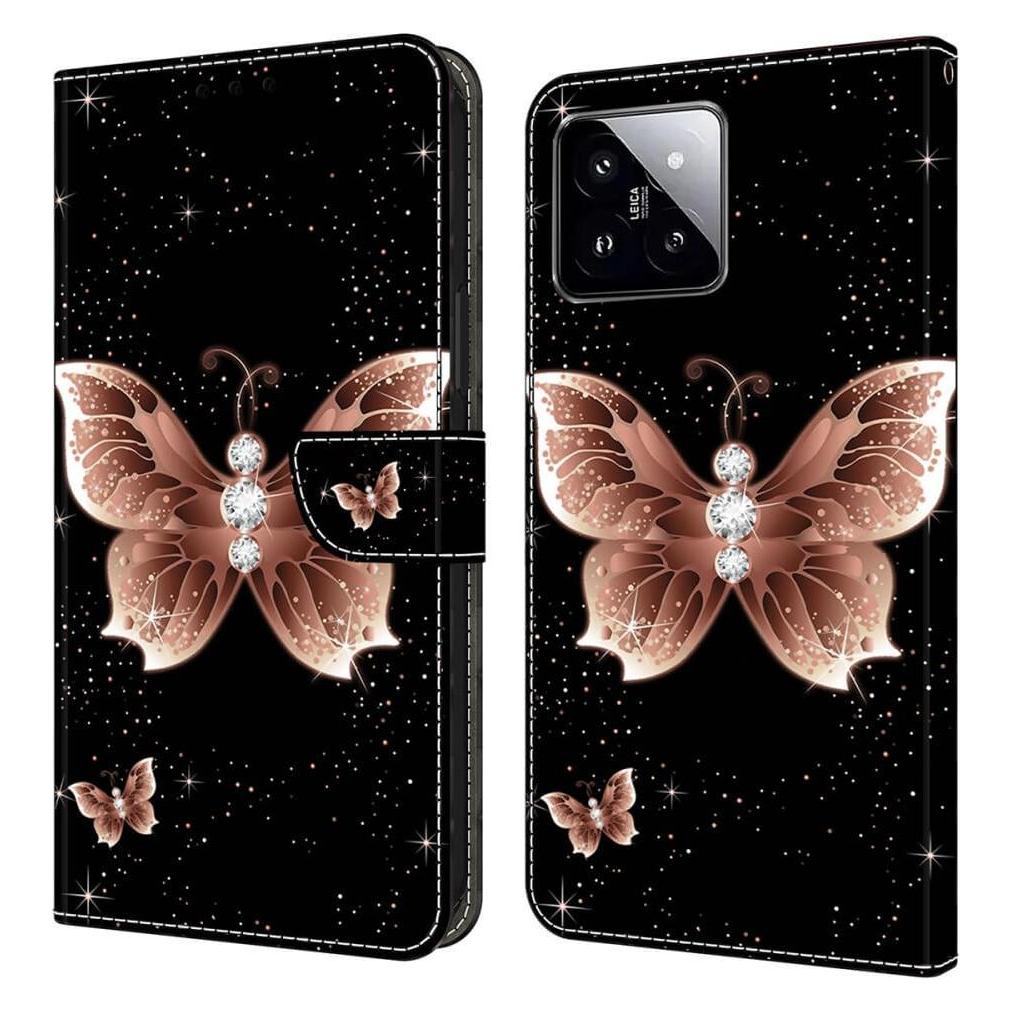 Cover-Discount Xiaomi 14 - 3D-Effekt Hülle Etui Diamond Butterfly (Xiaomi 14) (660171400A)