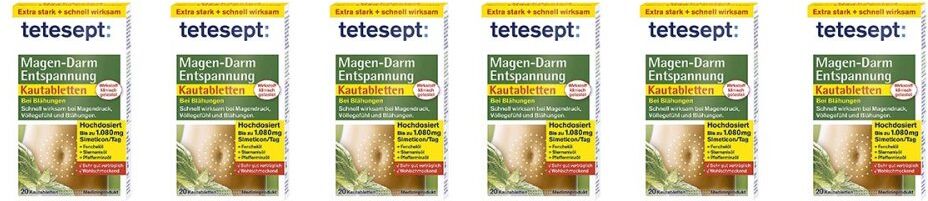 Tetesept Magen-Darm Entspannung Kautabletten