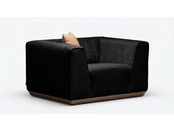 JVmoebel Sofa Weißer Holzsessel mit minimalistischer Linienführung, 1-Teilig 1 Teile, Made in Europe