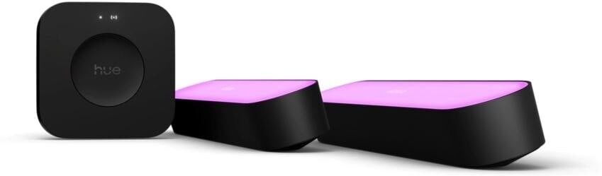 Philips HUE Smarte LED-Leuchte "Hue 2 Play Lightbars + Hue Bridge Pro", bunt, Leuchten, Leuchten Kategorie: Starterset, Smarte LED-Leuchte bunt Einheitsgröße