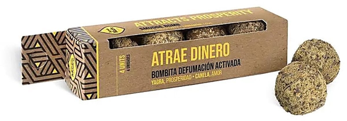 Sagrada Madre Smudge Bombs Kaneel voor het aantrekken van welvaart - 4 stuks