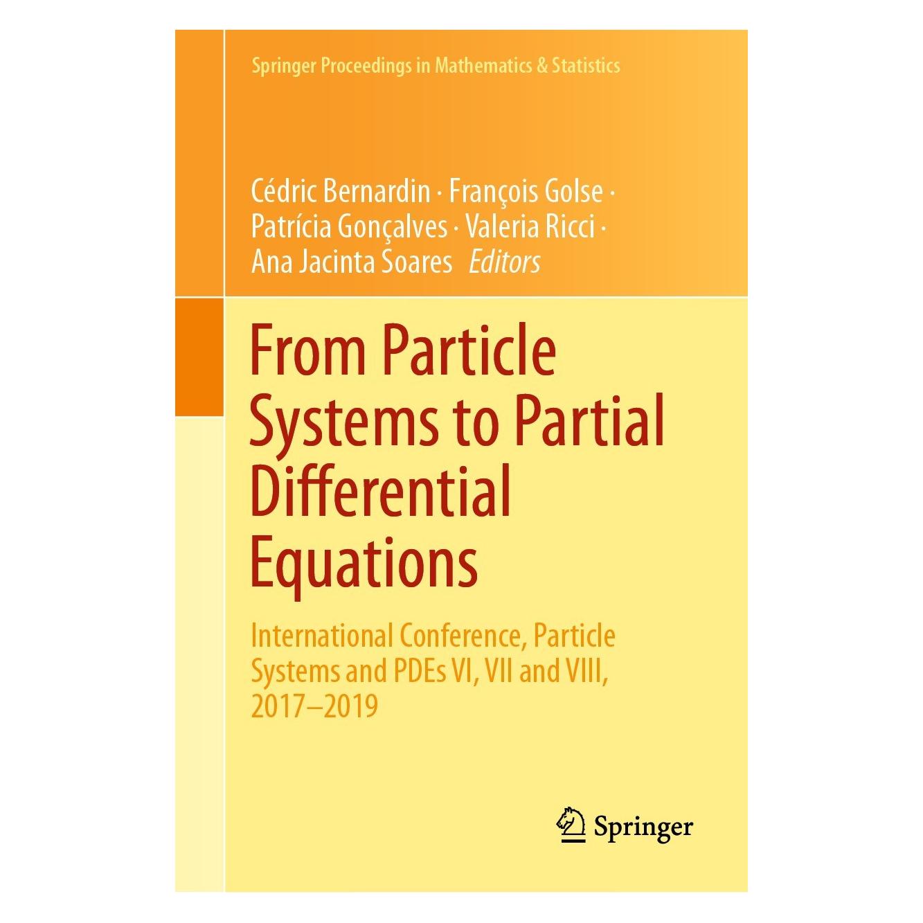 Springer From Particle Systems to Partial Differ (9783030697839)