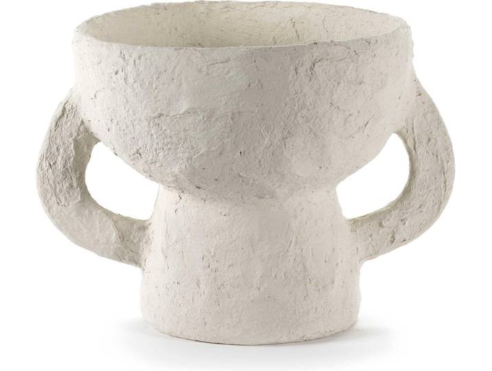 Serax - Marie Michielssen Earth interior accessories - Vaas S - Wit - 26 Ø - H 22\,5cm - 1\,50kg