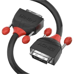 Lindy Dvi — Dvi (3 m), Videokabel, Schwarz
