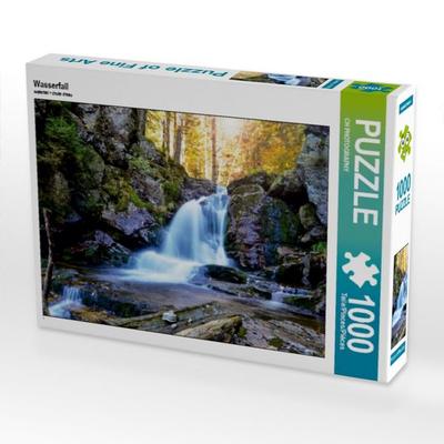 CALVENDO Puzzle Wasserfall 1000 Teile Puzzle quer | 1000 Teile Lege-Größe 64 × 48 cm Foto-Puzzle für glückliche Stunden