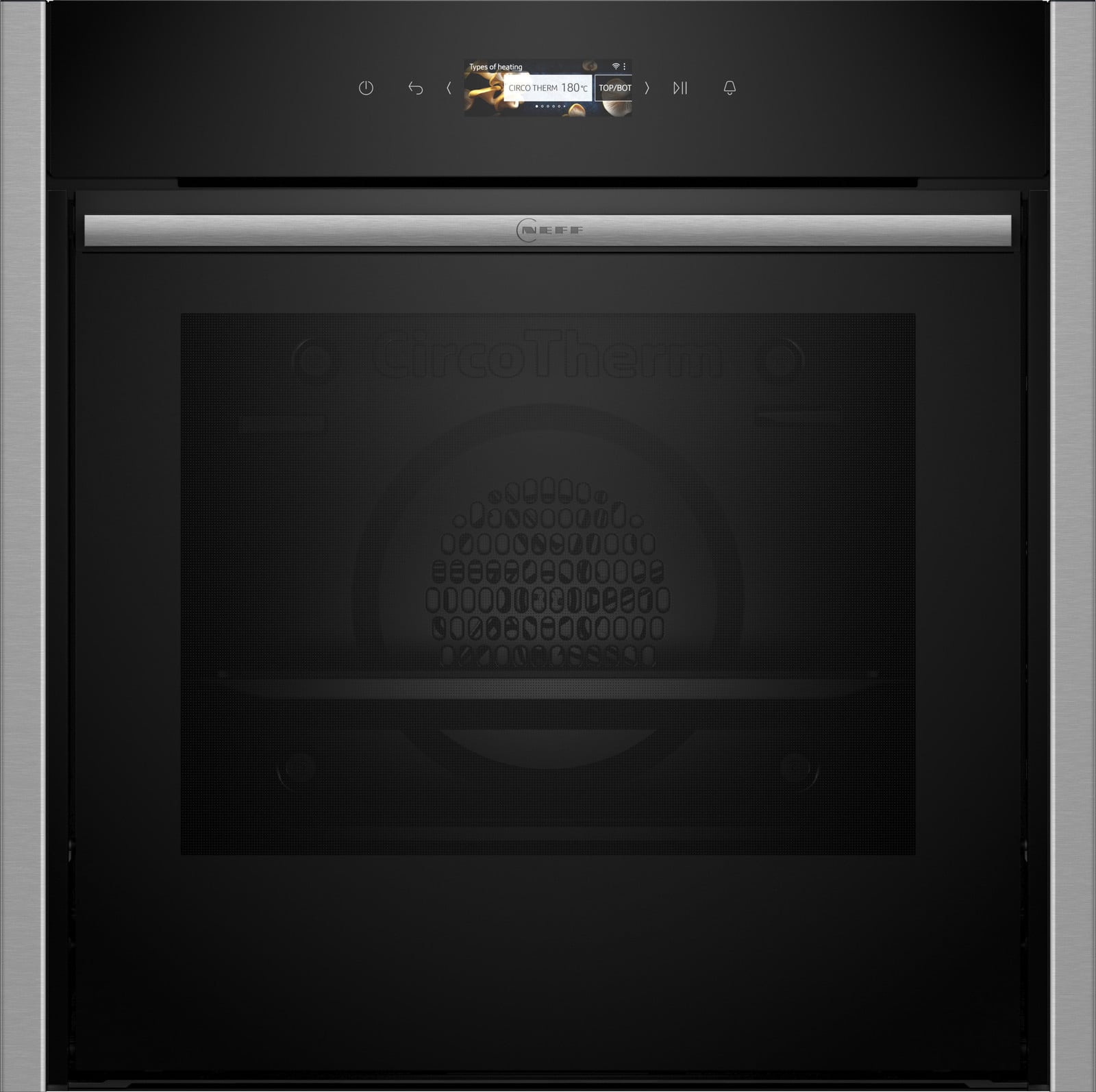 Neff B54CR71N0 oven, 71 liter, zwart, roestvrij staal